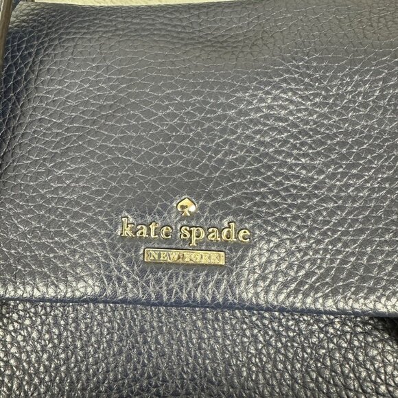 Kate Spade Blue and White Leather Purse Women’s - Picture 9 of 12